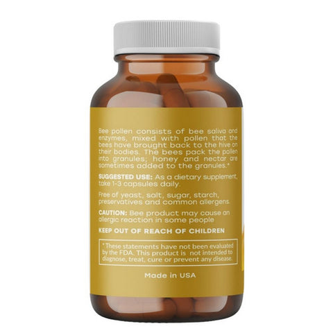 Apihaus, Bee Pollen, 500 Mg, 90 VegCaps
