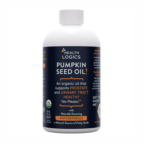Health Logics, Organic Pumpkin Seed Oil, 360 Ml
