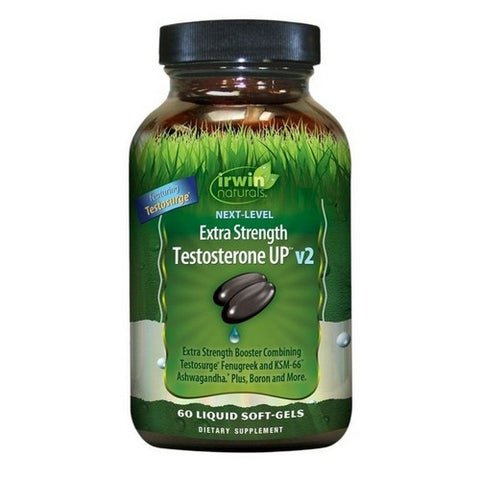 Irwin Naturals, Extra Strength Testosterone UP X2, 60 Softgels