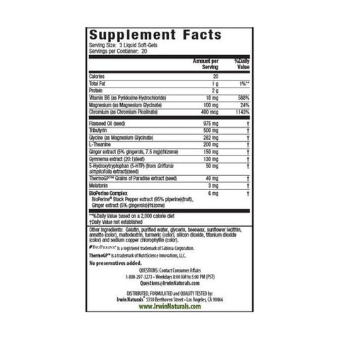 Irwin Naturals, Sleep Fit PM Fat Burner, 60 Capsules