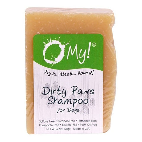 O MY!, Goat Milk Dog Shampoo Bar 5 Essential Oils, 6 Oz
