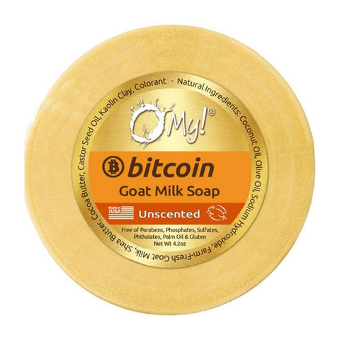 O MY!, Goat Milk Specialty Soap Puck Bitcoin, 5.5 Oz