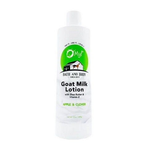 O MY!, Goat Milk Lotion Apple And Clover, 12 Oz