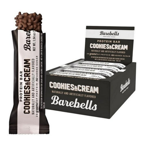 Barebells, Protein Bar Cookie And Cream, 1.94 Oz (Case Of 12)