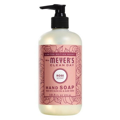 Mrs. Meyer's, Hand Soap Liquid Rose, 12.5 Oz (Case Of 6)