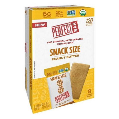 Perfect Bar, Peanut Butter Protein Bars Snack Size, 7 Oz (Case Of 6)