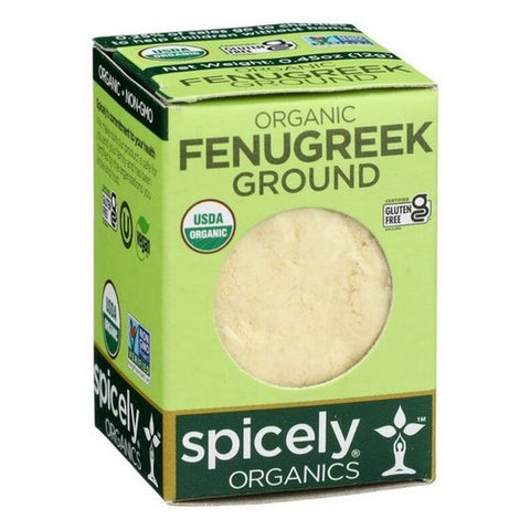 Spicely Organics, Organic Fenugreek Ground, 0.45 Oz (Case Of 6)