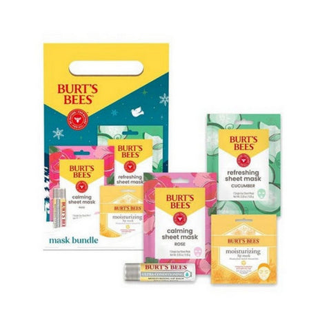 Burts Bees, Mask Bundle Gift Set, 4 Pack (Case Of 6)