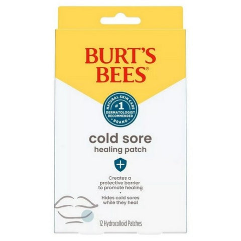 Burts Bees, Cold Sore Healing Patch, 12 Count (Case Of 6)