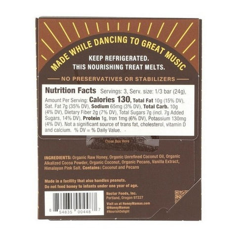 Honey Mamas, Honeyma Chocolate Cake Truffle Bar, 2.5 Oz (Case Of 12)