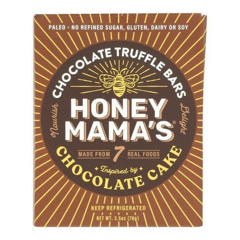 Honey Mamas, Honeyma Chocolate Cake Truffle Bar, 2.5 Oz (Case Of 12)