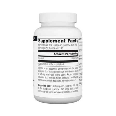 Source Naturals, Pure Inositol, Powder 4 Oz