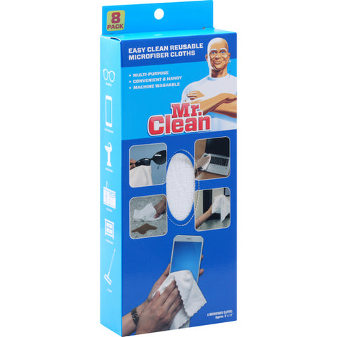 Mr. Clean, Microfiber Cloths, 8 Count (Case Of 6)