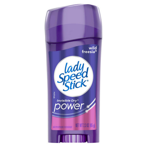 Lady Speed Stick, Invisible Dry Power Wild Freesia Antiperspirant Deodorant, 2.3 Oz (Case Of 6)