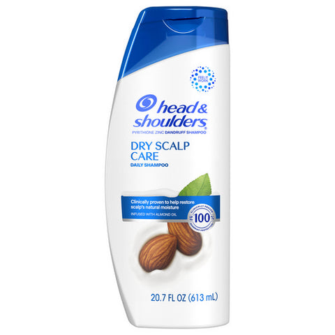 Head & Shoulders, Dry Scalp Care Anti Dandruff Daily Shampoo, 20.7 Oz (Case Of 4)