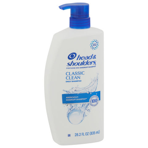 Head & Shoulders, Classic Clean Daily Shampoo, 28.2 Oz (Case Of 4)