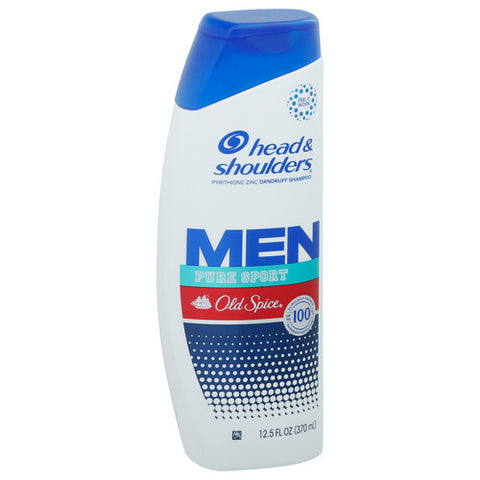 Head & Shoulders, Old Spice Men Pure Sport Shampoo, 12.5 Oz (Case Of 6)