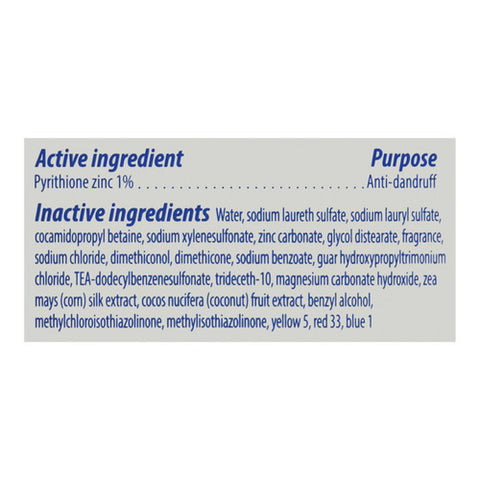 Head & Shoulders, Coconut Anti Dandruff 2-In-1 Shampoo And Conditioner, 12.5 Oz (Case Of 6)