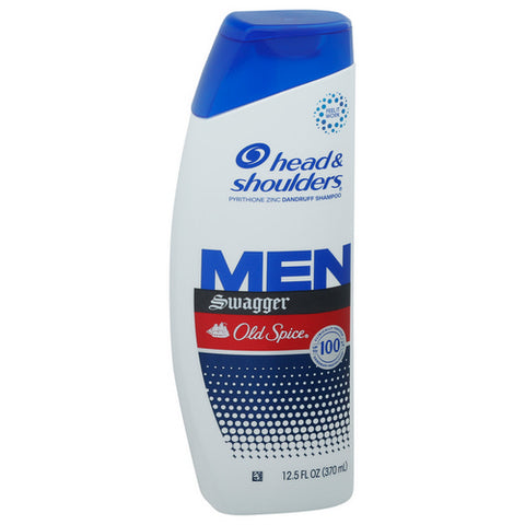 Head & Shoulders, Old Spice Men Swagger Anti Dandruff Shampoo, 12.5 Oz (Case Of 6)