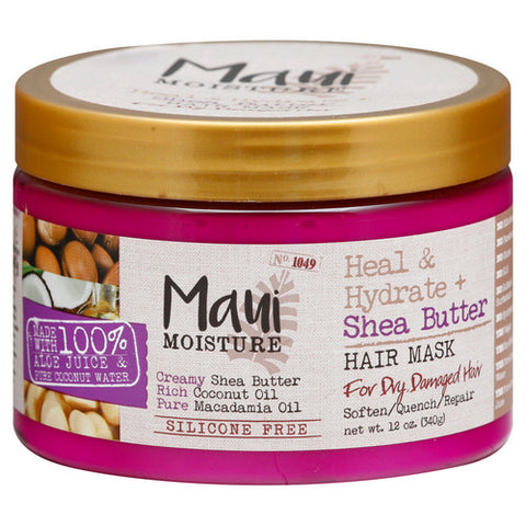 Maui Moisture, Hair Mask Shea Butter, 12 Oz (Case Of 6)