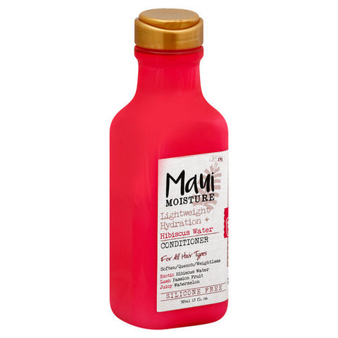 Maui Moisture, Lightweight Hydration Plus Hibiscus Water Conditioner, 13 Oz (Case Of 4)