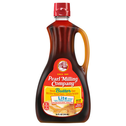 Pearl Milling Company, Light Syrup Natural Butter, 24 Oz (Case Of 12)