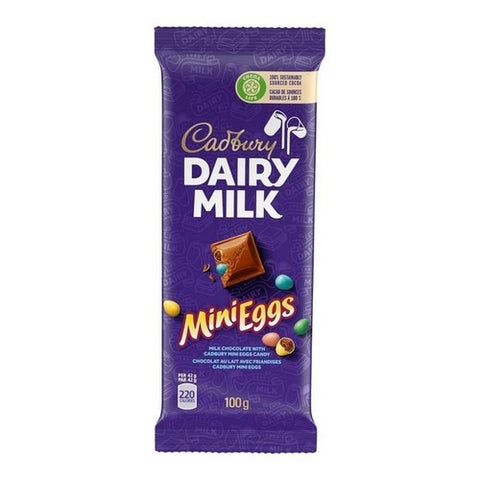 Dairy Milk Chocolate Bar With Mini Egg Candies 100 Grams (Case Of 21) by Cadbury
