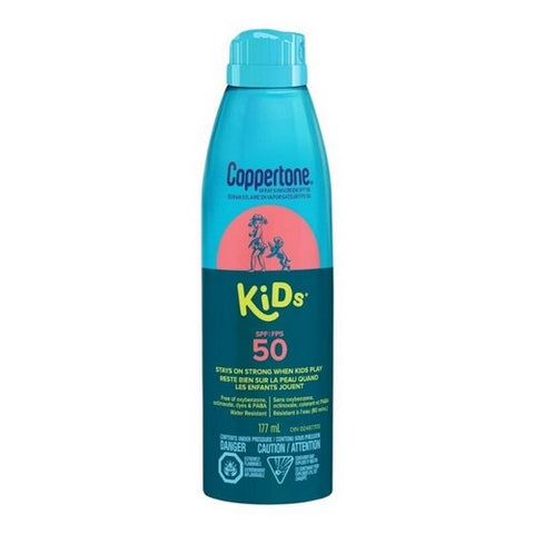 Kids SPF 50 Spray Sunblock 177 Ml by Coppertone
