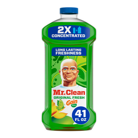 Mr. Clean, Original Fresh 2X Concentrated Multi Surface Cleaner, 41 Oz (Case Of 6)