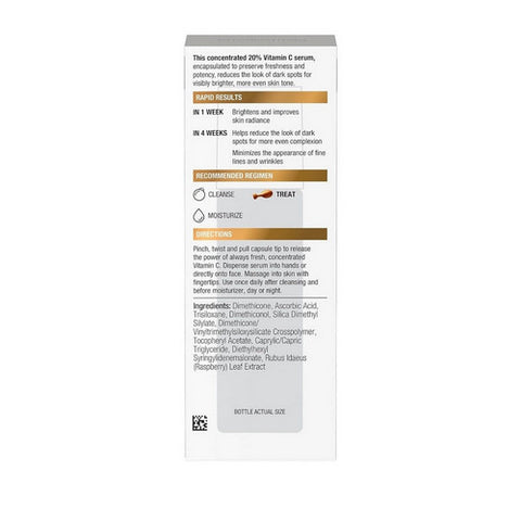 Neutrogena, Rapid Tone Repair 20% Vitamin C Serum Capsules, 30 Count (Case Of 3)