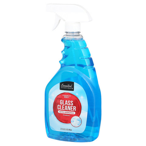 Essential Everyday, Glass Cleaner Streakless With Ammonia, 32 Oz (Case Of 6)