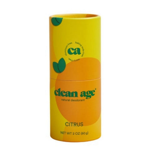 Clean Age, Aluminum Free Natural Deodorant Citrus, 2 Oz