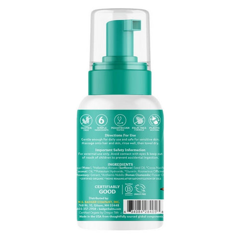Badger Balm, Baby Foaming Shampoo And Wash, 10 Oz