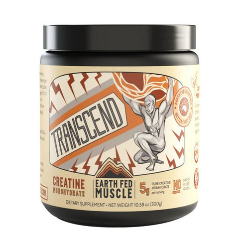 Earth Fed Muscle, Earth Fed Muscle Transcend Creatine Monohydrate, 10.58 Oz