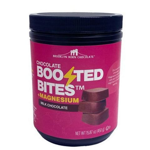 Brooklyn Born Chocolate, Boosted Bites Magnesium Milk Chocolate, 15.87 Oz