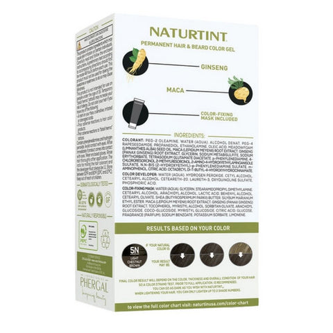 Naturtint, Men's Permanent Hair Color 5N Light Chestnut, 5.75 Oz