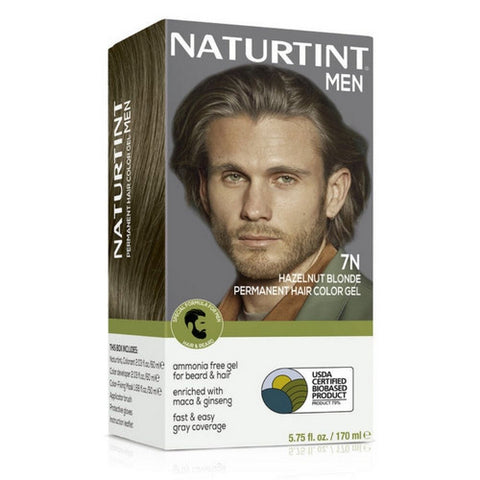 Naturtint, Men's Permanent Hair Color 7N Hazelnut Blonde, 5.75 Oz