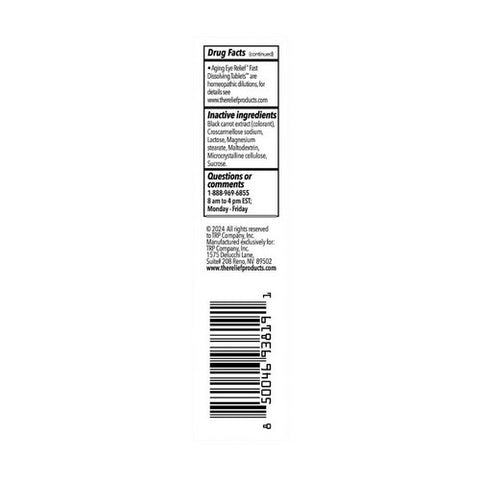 TRP Company, Aging Eye Relief Fast Dissolve Tablets, 48 Count