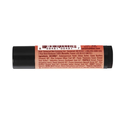 Savannah Bee Co, Savannah Bee Peach Beeswax And Propolis Lip Balm, 0.15 Oz