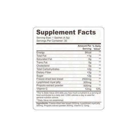 Kiin, Bee Pearl Power Bee Bread Royal Gelly Propolis, 30 Count