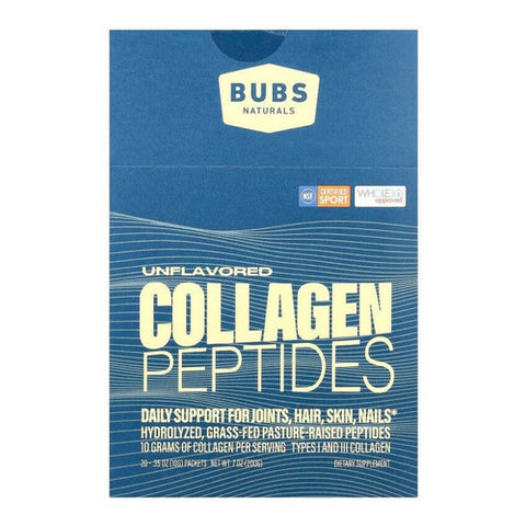 Bubs Naturals, Collagen Peptides, 20 Count