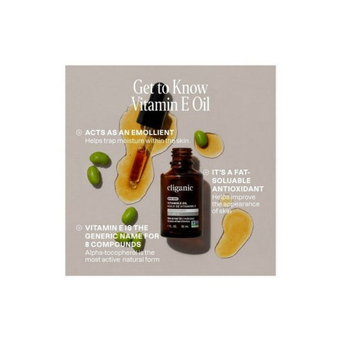 Cliganic, Pure Vitamin E Oil, 1 Oz