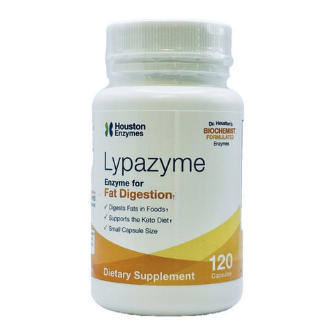 Houston Enzymes, Lypazyme, 120 Capsules