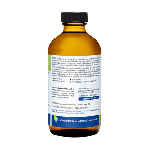 Earth's Care, Jojoba Oil, 8 Oz