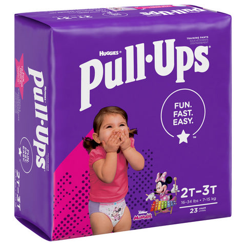 Pull Ups, Disney Junior Minnie Training Pants 2T To 3T, 23 Count (Case Of 4)