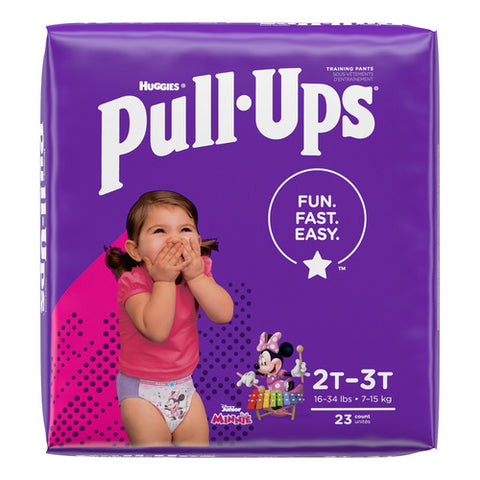 Pull Ups, Disney Junior Minnie Training Pants 2T To 3T, 23 Count (Case Of 4)