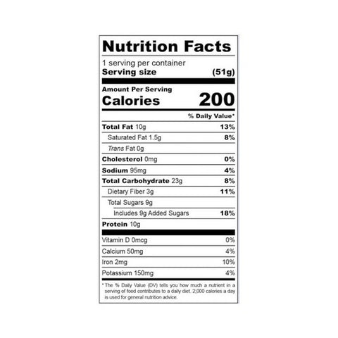 Verb Energy, Oatmeal Chocolate Chip Caffeinated Protein Bars, 12 Count
