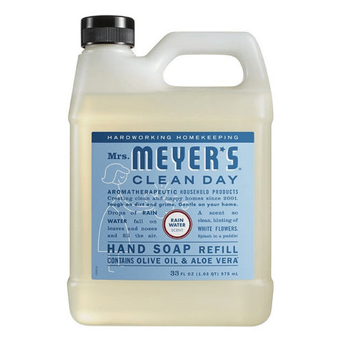 Mrs. Meyers Clean Day, Rain Water Hand Soap Refill, 33 Oz