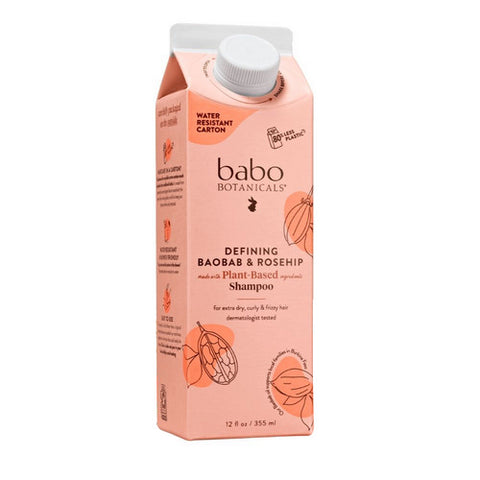Babo Botanicals, Baobab & Rosehip Defining Shampoo, 12 Oz
