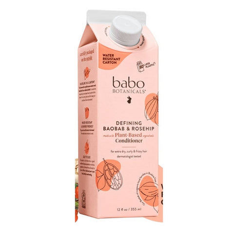 Babo Botanicals, Baobab & Rosehip Defining Conditioner, 12 Oz
